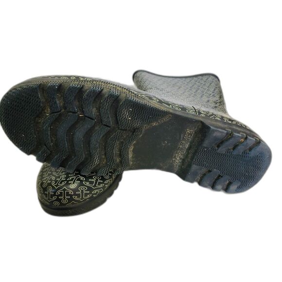 Sperry Top-Sider Womens 11 Rainboots Rubber Blue Anchors Waterproof Outdoors - Picture 8 of 11